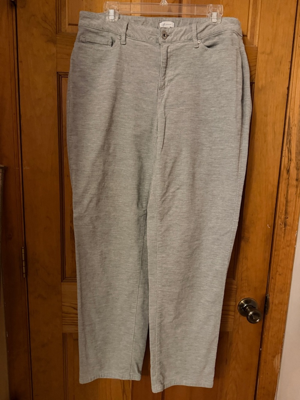 J. Jill Women's Light Gray Boot Cut Pants
